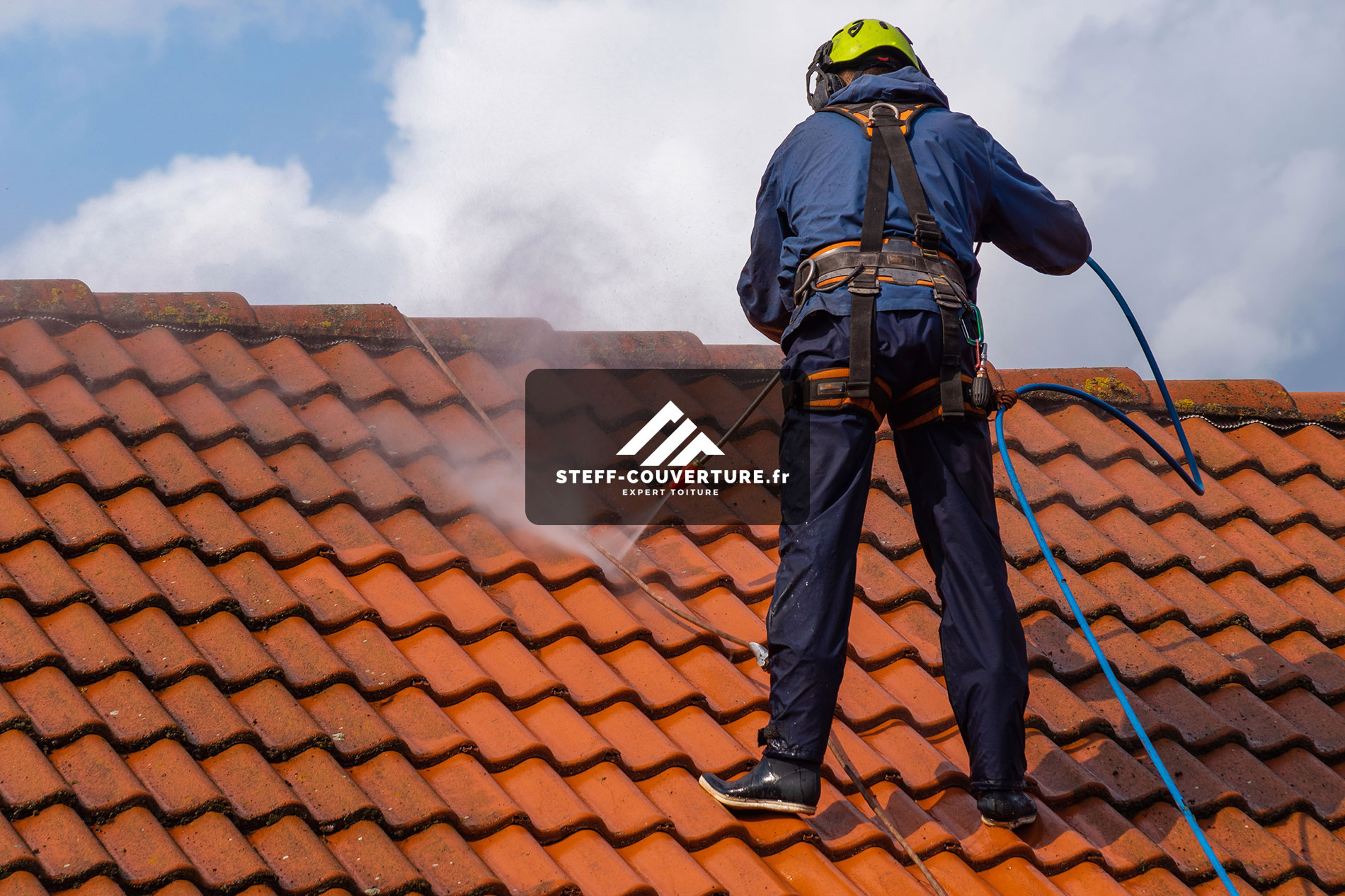 Nettoyage toiture Pessac avec Steff Couverture Nettoyage toiture Pessac avec Steff Couverture